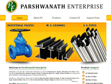 Tablet Screenshot of parshwanathenterprise.com